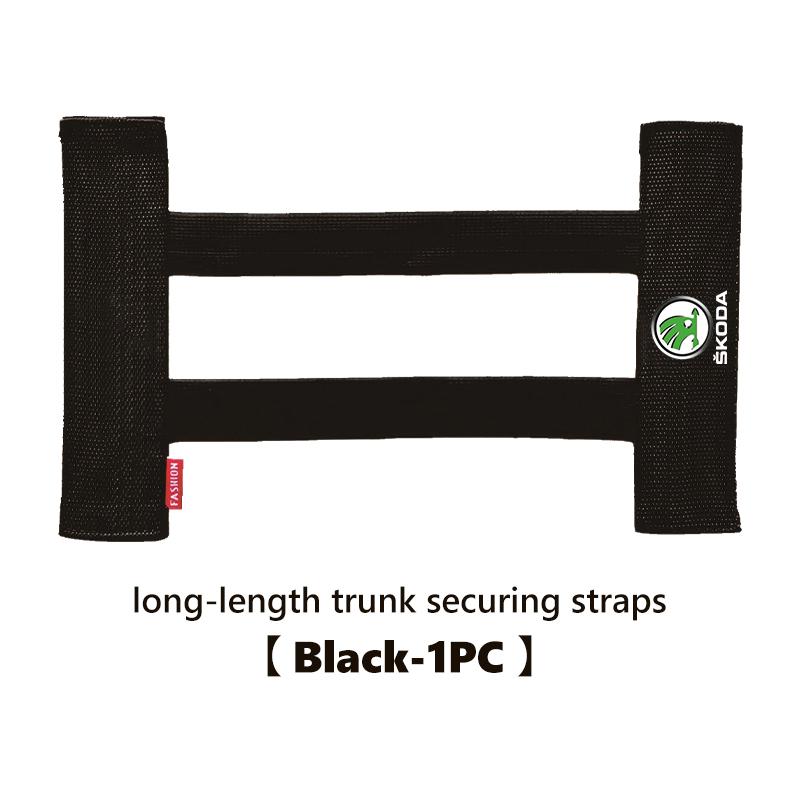 Car Interior Organizer Back Rear Trunk Storage Mesh Fixed Straps For Skoda S Kodiaq Octavia 2 3 Yeti Karoq Rapid Fabia VII VRSTN3