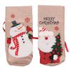 Snowman Christmas Wine Bottle Cover Portable Wine Pouch Gift Santa Claus Wine Bottle Set  Friend