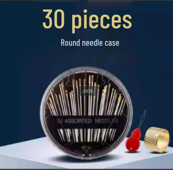 Portable Household Sewing Kit: Large-Capacity Needle and Thread Storage for Students and Home Use