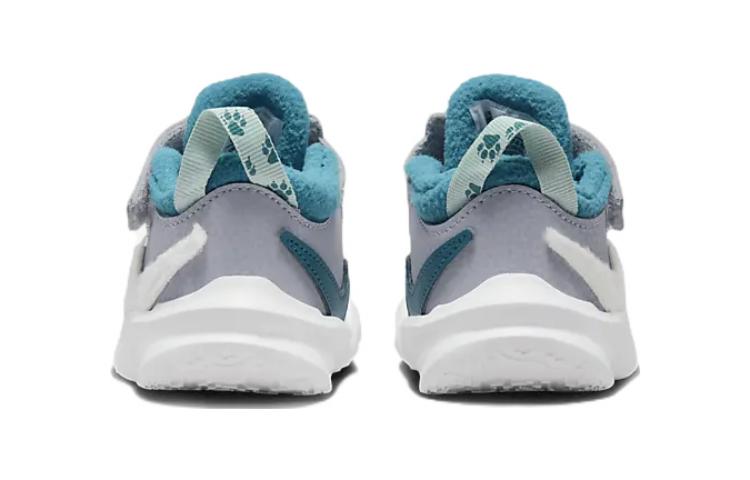 Nike Team Hustle D 10 Износостойкие Дышащие Низкие Детские Кроссовки Серые Для Младенцев И Малышей DQ8374-001