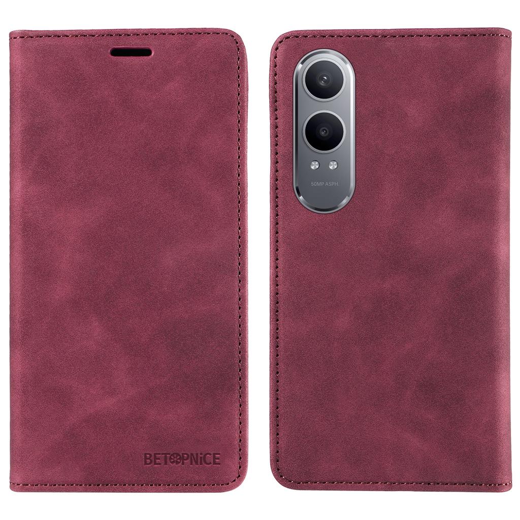 BETOPNICE 003 For OnePlus Nord CE4 Lite 5G/Oppo K12x 5G (China) Leather Phone Case Wallet Stand