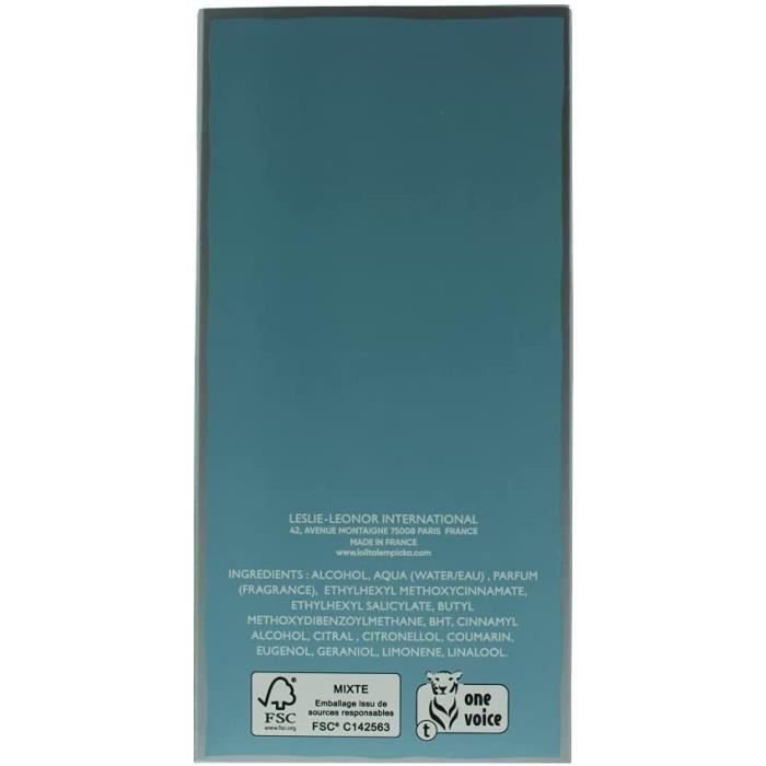 Eau de toilette vaporisateur - LOLITA LEMPICKA - Homme - 100 ml - vaporisateur - adulte