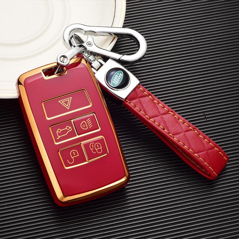 Land Rover Key Case: Compatible with Range Rover Evoque, Velar, Defender, Discovery Sport, Freelander - Unisex Car Shell Bag