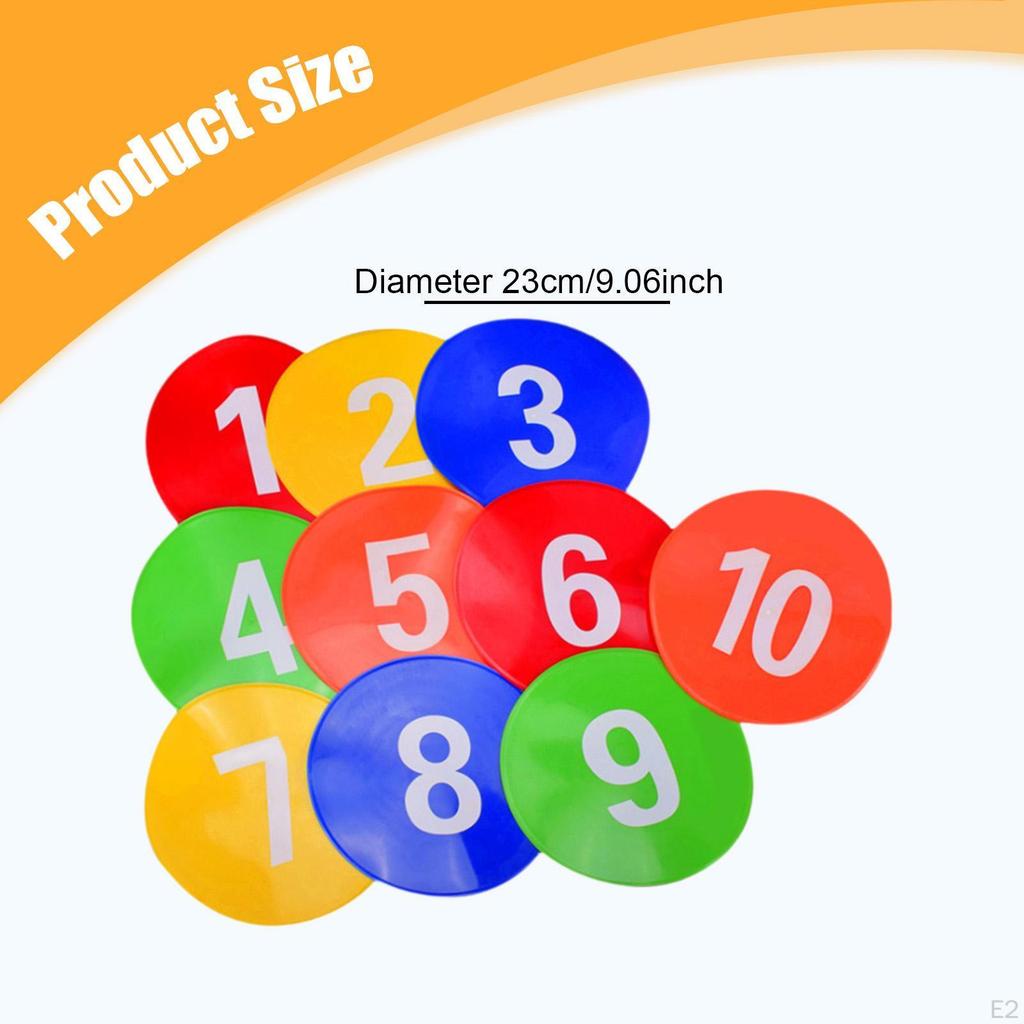 Плоские конусы для разметки поля для футбольных тренировок