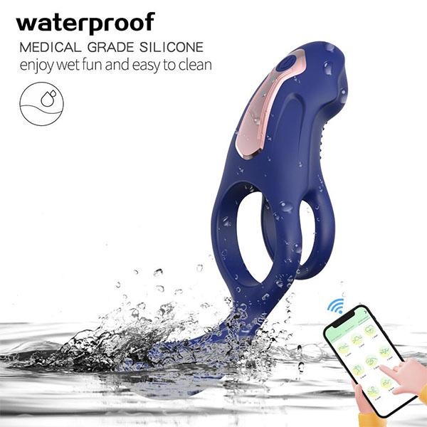 Стимуляция пениса и яичек Вибратор Кольцо для пениса Клиторальные мощные секс-игрушки для взрослых для женщин и мужчин