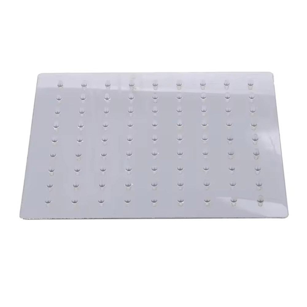 Ультратонкие душевые лейки-водопад 6/8/10 дюймов, квадратные и круглые, для дождевого душа