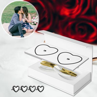 1 комплект постоянного браслета включает в себя 2 браслета, 4 сердечка, 2 плоскогубца.