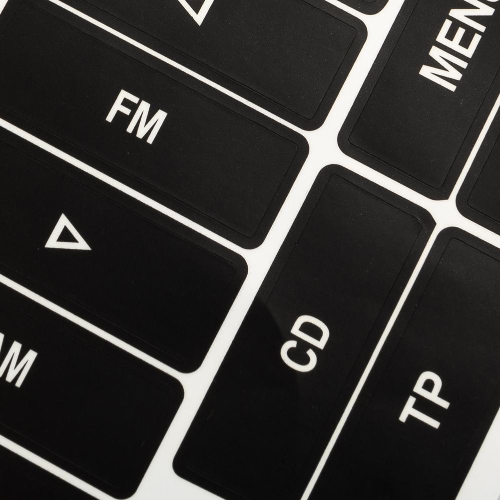 Наклейка для ремонта кнопки радио Наклейка для ремонта кнопки Передняя ПВХ-наклейка для ремонта радио