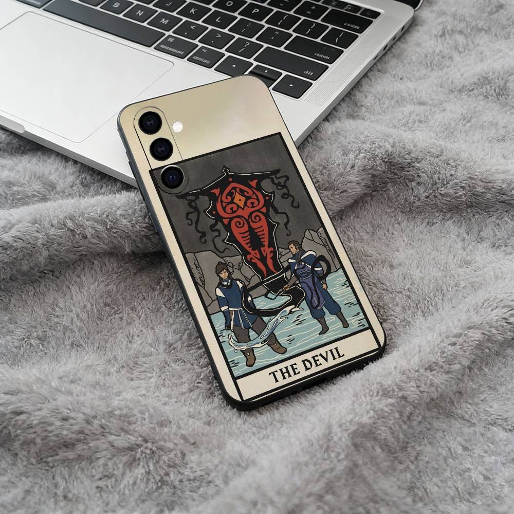 Чехол для телефона Avatar Tarot Черный Мягкий Силикон для Samsung Galaxy A73, A71, A72, A70, A53, A52, A51