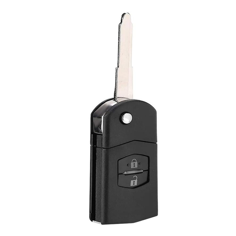 Корпус ключа-пульта дистанционного управления для автомобиля, 2 кнопки, ABS, замена для Mazda 2 3 5 6 Rx8 Mx5 2B