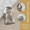 French Style Keyhole Brooch Vintage Metal Glossy Brooch Exquisite Coat  Pin  Gift