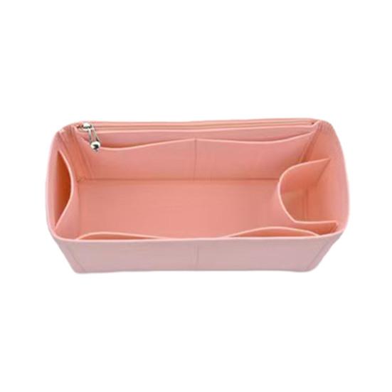 Tote Bag Insert Organizer Felt Insert with Multiple Pockets Makeup Phones Keys Organizer Protector for Tote Bag Interior Use