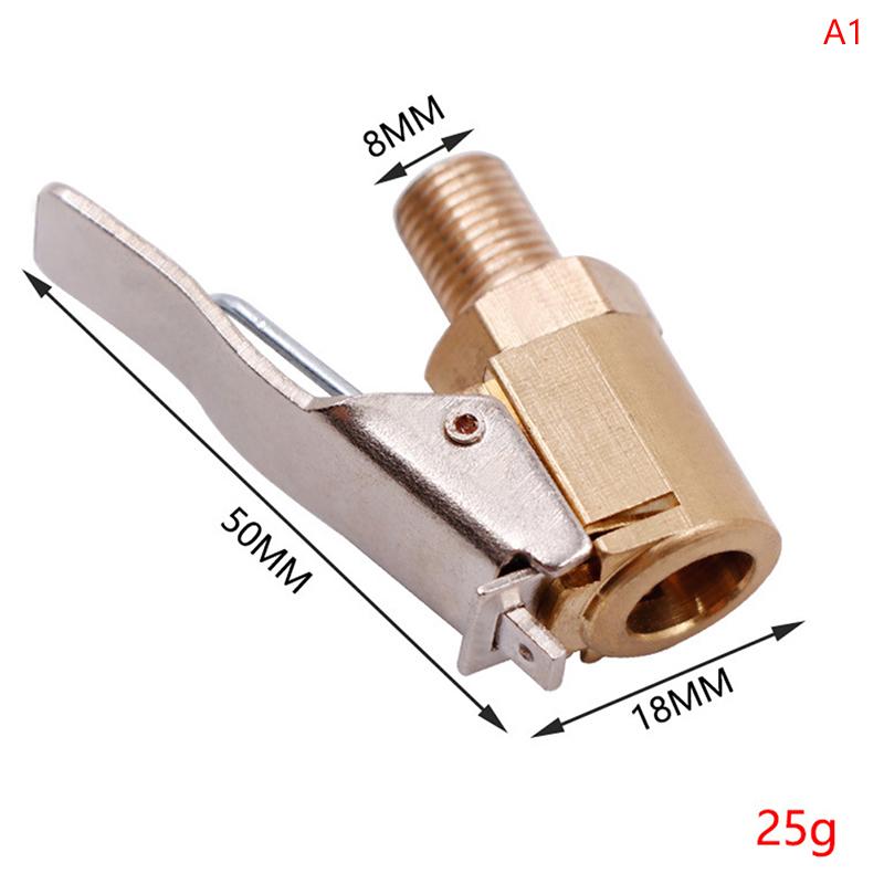 Горячий автомобильный латунный 8 мм соединительный адаптер автомобильный шинный воздушный патрон насос клапан зажим зажим аксессуары для компрессора