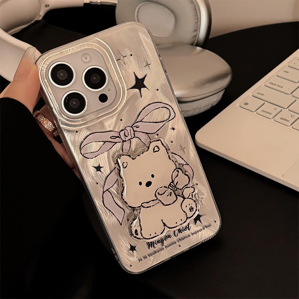 Креативный чехол для телефона с подставкой в виде бабочки для iPhone 13, iPhone 15 и iPhone 16 Pro Max