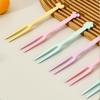 50Pcs/Box Dopamine Food Picks Mini Forks For Kids Fruit Fork Bento Box Bento Accessories Food Decoration Fork Food Picks For Kid