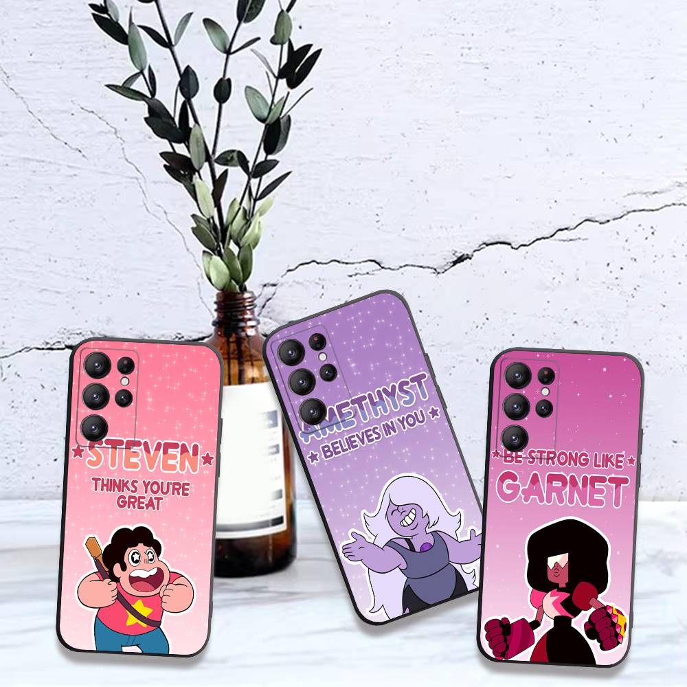 Мультяшный чехол для телефона Steven Universe для Samsung S 24 fe 25 Ultra plus 20 lite 21 30 22 23 24 22 Ultra 5G Fundas