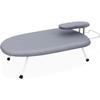 Tabletop Ironing Board 23.6" L X 14''W X 7''H with Removable Sleeve Board - Folding Legs Cotton Cover Travel Countertop Iron Board