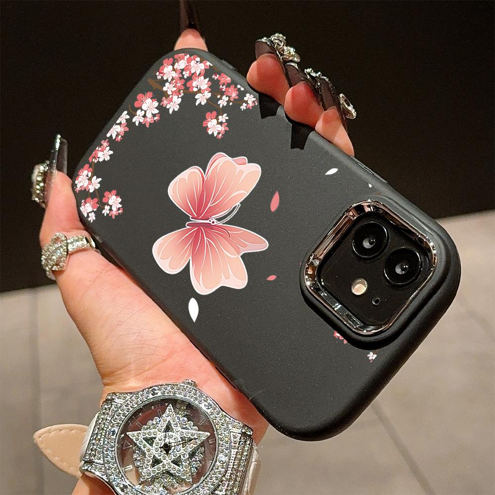 Solid Color Silver Edge Lens Soft Liquid Silicone Shockproof Phone Case for iPhone Samsung Huawei Honor Xiaomi Redmi OPPO Realme Vivo Infinix Tecno