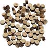 Creotime Wooden Discs 7-10 Mm Round 4-5 Mm 230 Grams