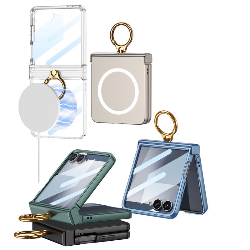 GKK Ультратонкий чехол с магнитным кольцом для Samsung Z Flip7