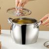 Двуручный горшок для масла с ручками, из нержавеющей стали, для хранения смальца, банка для хранения смальца, для жареных продуктов