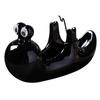 ZISIZ Ceramic Snail Mosquito Coil Holder with Ash Tray