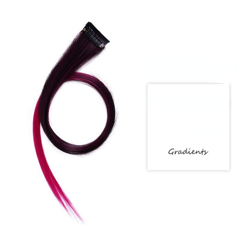 Градиентная невидимая бесшовная натуральная цельная прическа, окрашивание висячих ушей, синтетическая шиньон для цвета, мелирование длинных волос