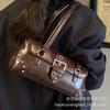 Retro Bag Women's Large Capacity 2025 New Autumn and Winter Versatile Niche Design Single Shoulder Underarm Bag Commuter Pillow Bag