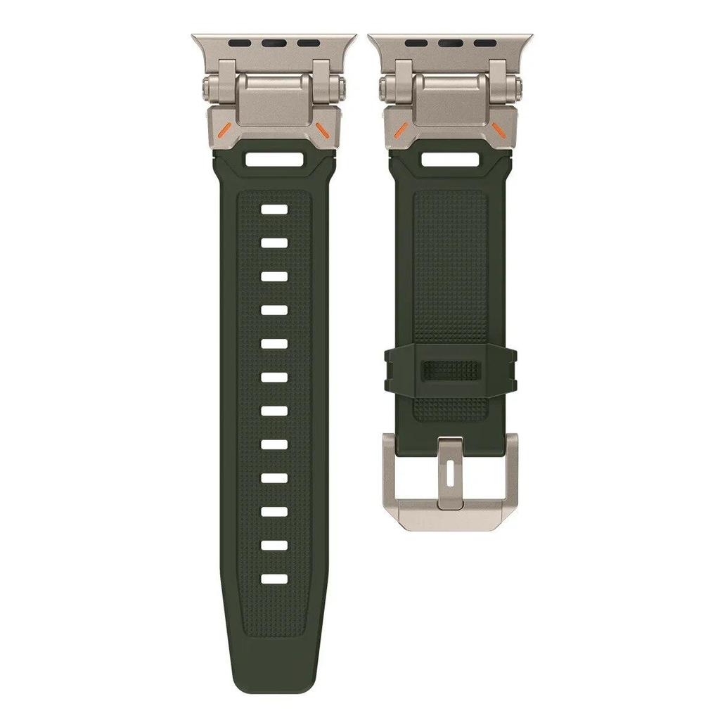 Силиконовый ремешок для Apple Watch Band Ultra 2 1 49 мм 45 мм 44 мм 42 мм мягкий спортивный ремешок для iWatch Series 9 8 7 6 5 SE аксессуары для браслетов