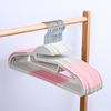 10pcs 360 ° swivel hook plastic hangers, U-shaped opening, non-slip, space saving, 0,5 cm thick, 41,5 cm long clothes hanger