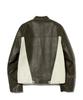 Phyps Motorcycle Engineered Leather Motorcycle Jacket Charcoal