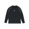 Air Dri-FIT Colorblock Быстросохнущая футболка с круглым вырезом и длинными рукавами Мужские топы Черный CV2352-010