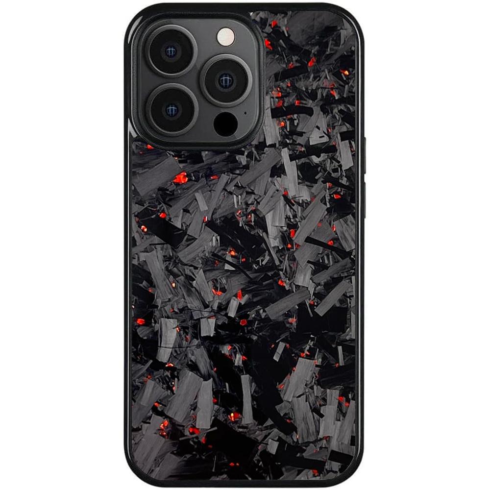 100% Настоящее Кованое Углеродное Волокно+ТПУ Чехол для Телефона для Iphone 16/15pro Max/15pro//15/14pro/14/14 Pro Max Углеродный чехол