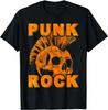 Punk Rock Music Mohawk Skull T-Shirt