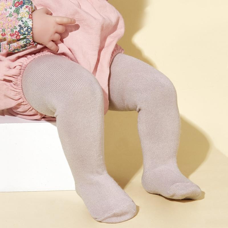3 шт./компл. детские трикотажные колготки весна осень зима хлопковые чулки для малышей дышащие колготки для девочек 0-2 лет