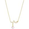 Ожерелье Heartbeat Light Luxury Niche Design Sense Love из нержавеющей стали, цепочка на ключицу, женская цепочка прочности