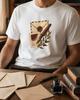 Vintage Fountain Pen Letter Shirt, Airmail Stationery Gift