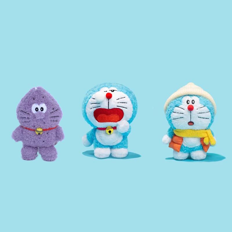 Плюшевый брелок Дораэмон из супермягкого короткого плюша для детей и коллекционеров