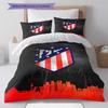 Atleti Bedding Quilt Set Quilt Cover Pillowcase Home Decoration Birthday Gift (1 * duvet cover + 2 * pillowcase, without core)