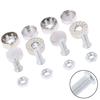 4 шт./компл. хромированные противоугонные винты для автомобильных номерных знаков, болты для рамок Screwscar