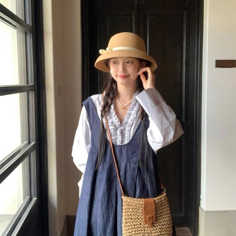 Соломенная шляпа женская летняя солнцезащитная шляпа-ведро для путешествий шляпа-котелок