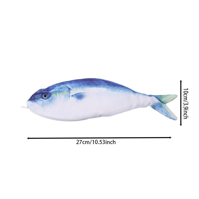 Креативный Каваии Корейский Стиль Пенал Сумка в Форме Рыбы Портативный Школьный Стационарный Бокс для Макияжа