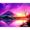 5D Diamond Painting Cross Stitch Pattern Art Diamond Embroidery Purple Sky Diamond Resin Home Decor