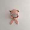 Warm Lining Baby Knit Hat Knit Material Earflap Hat Classic Winter Hat  Outdoor Wear