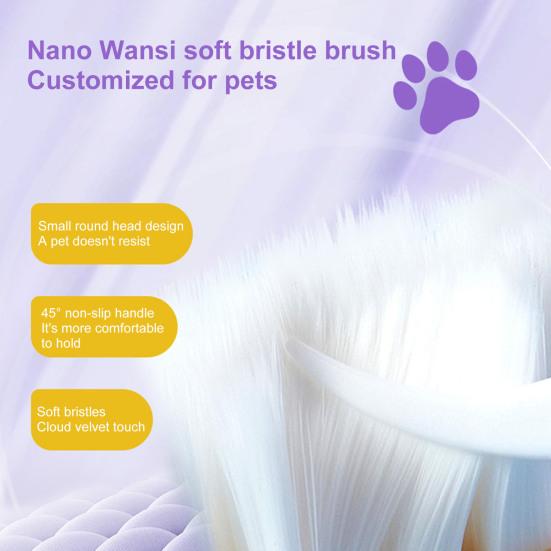 Pet Oral Repair Gel Зубная щетка-ручка для собак и кошек Набор для чистки зубов 5 мл Гель для ухода за зубами домашних животных Очиститель для удаления зубного камня Уход за деснами Освежитель дыхания