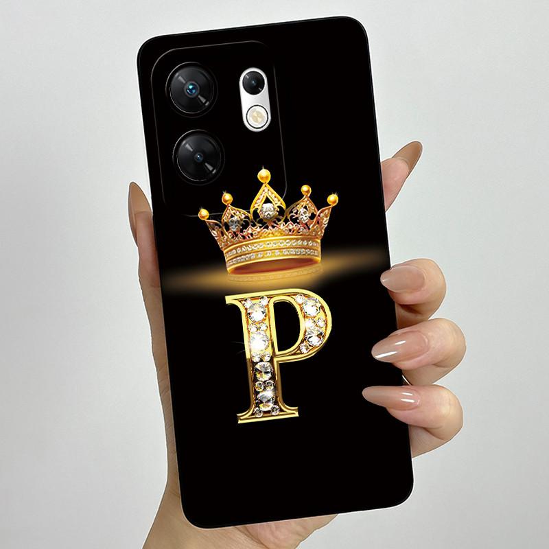 Чехол для infinix Zero 30 4G 5G Чехол X6731 Буквы Короны Мягкий Силикон Ударопрочный Чехол Для Infinix Zero30 4g Чехлы X6731B Funda