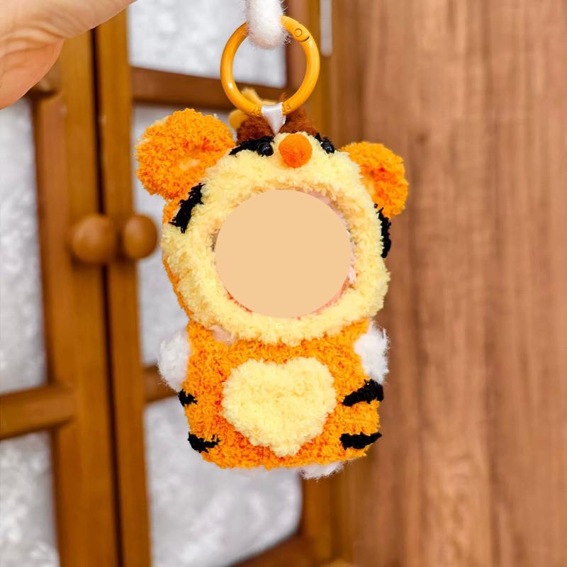 [Cloth  Only] the New Year Festive Banner Set Clothes for 10cm  Pendant Dolls, Handmade lion Dance Set.