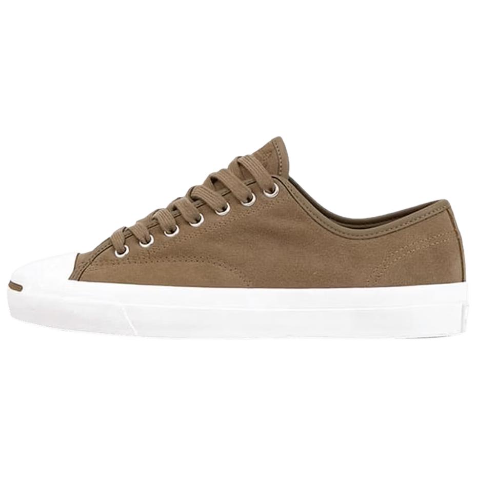 Converse Jack Purcell Pro Ox Khaki Unisex Sneakers Brown White 157863C