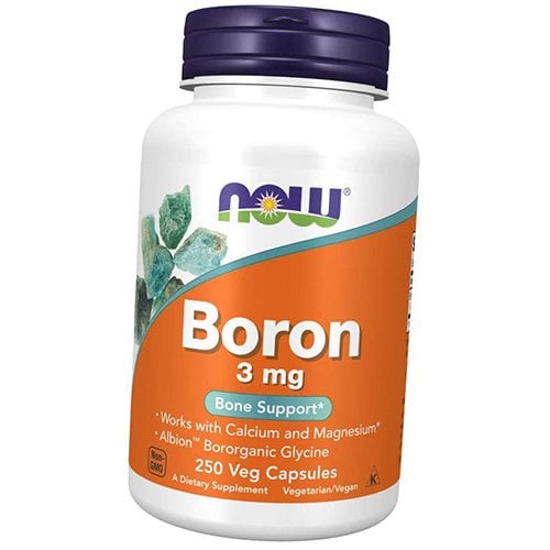 Бор, Boron 3, Now Foods  100вегкапс (36128087)