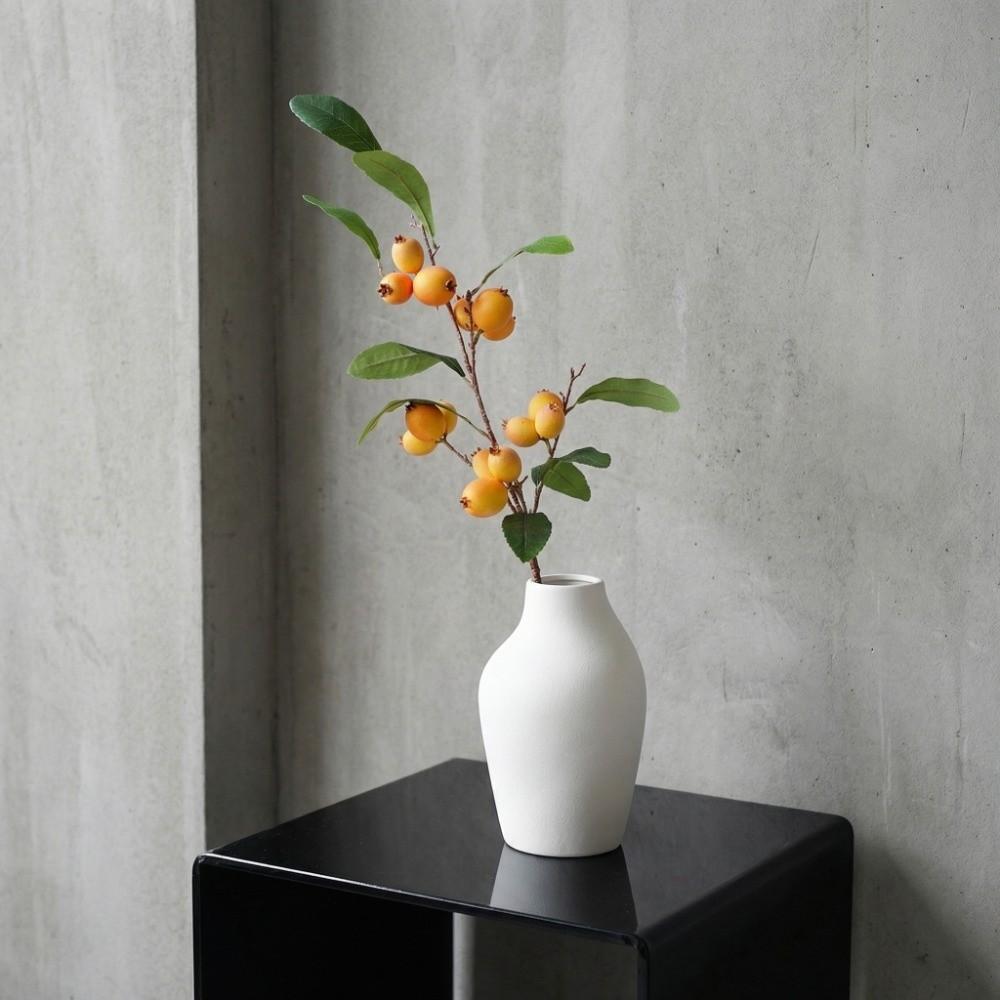 Luxury Artificial Loquat Fruit Branch Faux Loquat Fake Plants Simulation Fruit Tree Gift